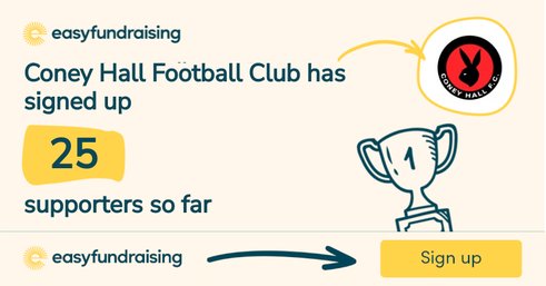 Support Coney Hall FC with Easyfundraising - Raise Free Donations Every Time You Shop!